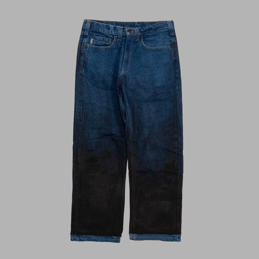 Black Overdye denim indigo