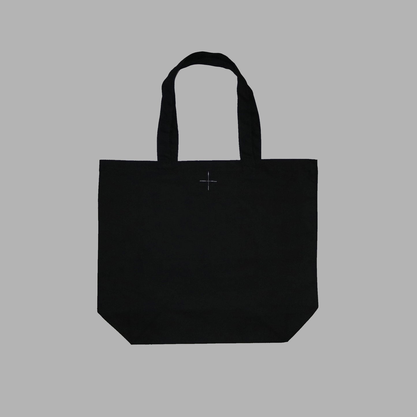 Abstract logo tote black