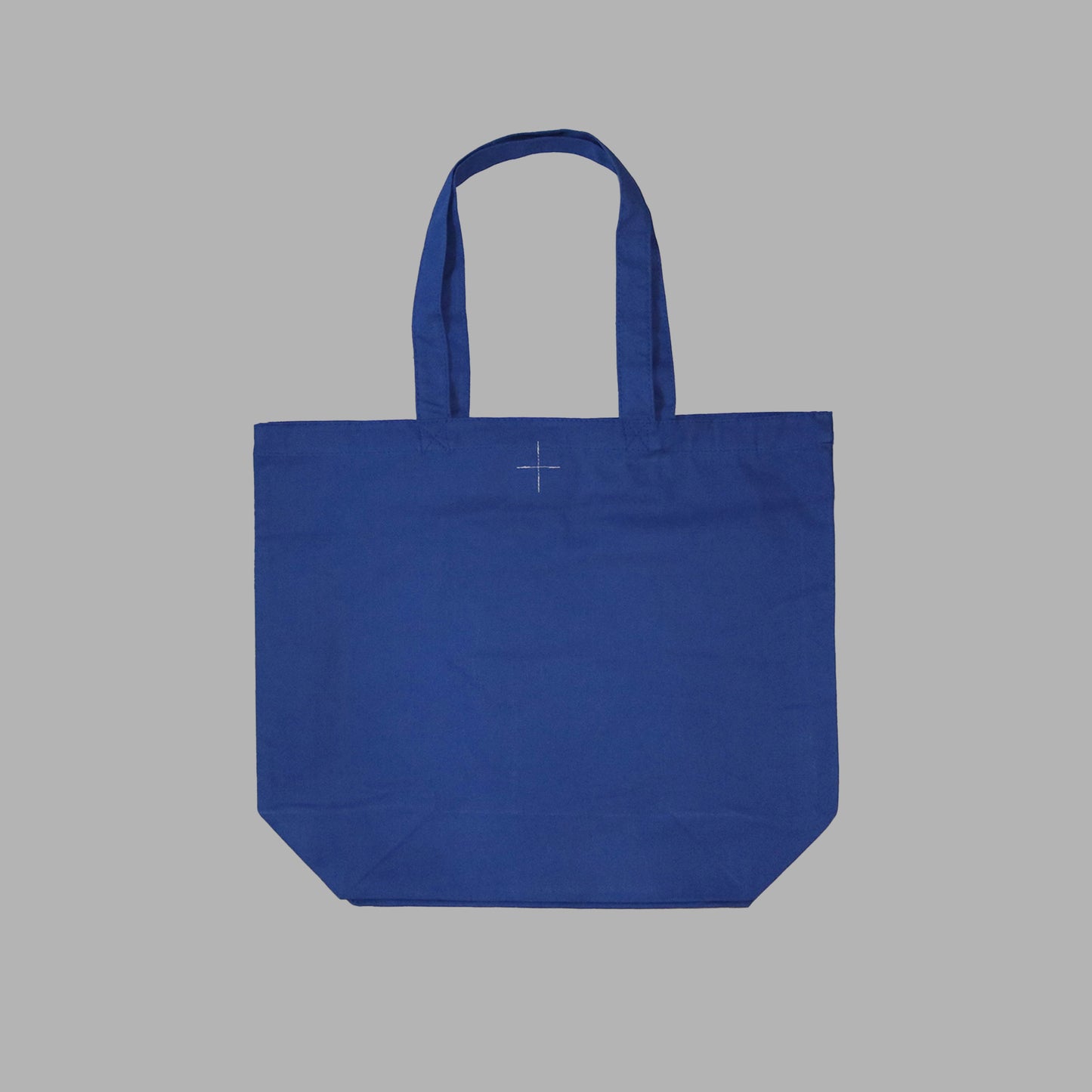 Abstract logo tote blue