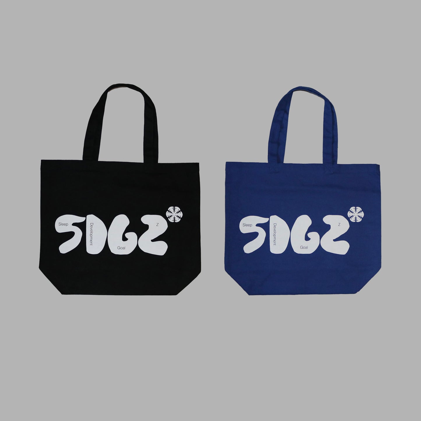 Abstract logo tote black