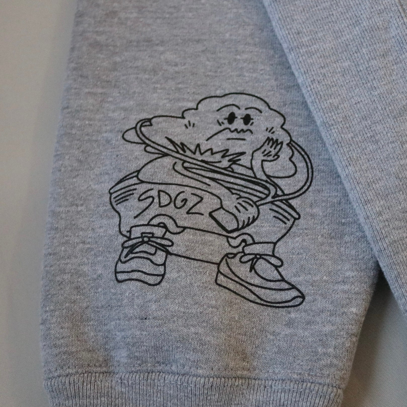 INSIDE-OUT CREW sweatshirt gray